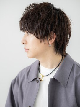 メンズヘア ビーセカンド 草加店(MENS HAIR B-2) ツイストパーマ無造作アースカラーマッシュe草加