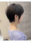大人可愛い20代30代40代ハイライト小顔ショートボブ