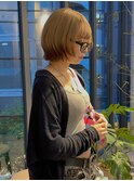 DaVin中目黒　ボブウルフ　エンドカラー　ブリーチカラー
