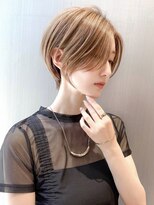 ハルキミナト ジャパン ヨコハマ(HARUKI MINATO japan YOKOHAMA)&nbsp;大人ショート/縮毛矯正/学割U24/ブルーカラー/くすみベージュ