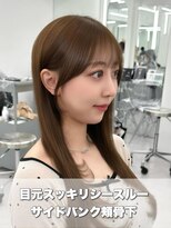 アマトウキョウ アユンチェ(AMA TOKYO×AYUNCHE) 前髪顔まわり韓国ヘアレイヤーカットサイドバンク2wayバンク韓国