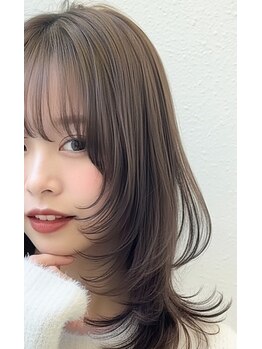 ミリ単位でこだわる顔周りカットで最大限に似合わせを実現☆小顔効果・抜け感・扱いやすさ◎