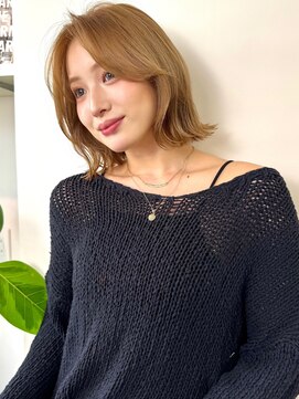 イヴォーク トーキョー(EVOKE TOKYO) かきあげ前髪カーテンバングレイヤーカットボブレイヤーカット