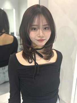 ユーフォリア 池袋東口駅前店(Euphoria) 20代30代◎韓国風くびれヘア×透明感グレージュ