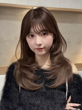 アイヴィ 表参道(IVY) 上品可愛い◇ワンカールレイヤー/グレージュ