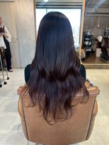 アンククロス 表参道(ANKH CROSS)&nbsp;【ビフォーアフター】エクステ×カラー/ダークブラウン