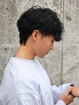 ハニー(HONEY) 縦落ちツイスパ/ツイストスパイラルパーマ/岡崎メンズパーマ