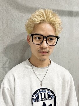 ラック 表参道(LUCK) メンズヘア/デザインカラー/メンズブリーチ/ミルクティー