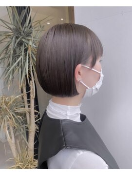 モアナ バイ ヘッドライト 川口店(Moana by HEADLIGHT) Moana【川口】#ショートボブ#グレージュ#髪質改善トリートメント