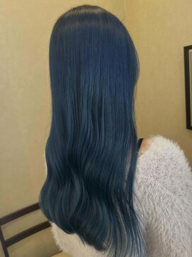 ヘアデザインフルーヴ(hair design fleuve) ブルー