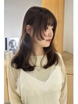 ニール 名古屋 伏見 丸の内(NEELU)&nbsp;【RIE】顔まわりレイヤーベージュ