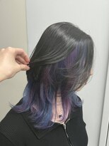 フローラバイシエスタ 池袋(Flora by siesta) ブルーバイオレットインナーカラー