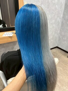 ルル(Lulu) ブルーシルバーツートーンデザイン