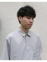 ヒントステーション フォーメンズ(HINTSTATION for Men's)&nbsp;〈浅草 半個室〉 無造作マッシュ/ニュアンスパーマ