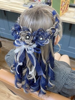 ヘアセット&着付け専門店KAMITOKAO【9/19 OPEN(予定)】の写真/【品川駅徒歩3分】平日も早朝6時からOPEN!量産型ヘアセットが得意なスタイリストが在席☆¥2200~