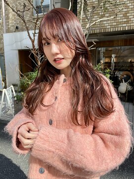 アンドケー 那覇おもろまち店(and K) 艶髪チョコレートブラウン/ロング/レイヤーカット