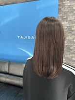 タジサスヘアー(TAJISAS HAIR) ▼ロブ×チョコレートブラウン