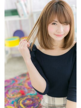 ミック 日暮里店(miq) 愛され♪ツヤ感ピュアな美人髪ミディ