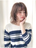 透け感ベージュカラーで柔らかに☆relian表参道☆