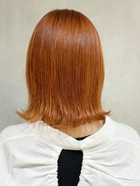 アイティー バイ アルバム 中野店(IT by ALBUM)&nbsp;オレンジベージュ_オリーブカラーハイライトカラー_ba307582