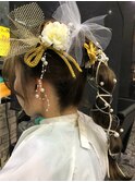 成人式前撮りヘアメイク