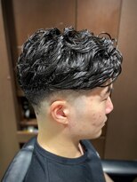 ヒロギンザ 八重洲店(HIRO GINZA)&nbsp;サイドグラデーションフェードショートシルバーカラーかき上げ