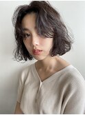 【quon】センターパートパーマ -天神 今泉 薬院-