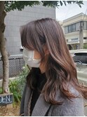 西葛西美容室 くびれヘア ショコラベージュ 学割U24