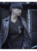 シルエットマッシュ　ネイビーカラー