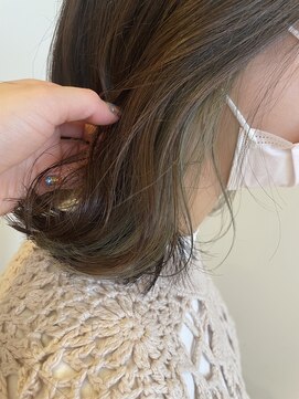 ジップ 緑店(zip) 外ハネミディアム×３０代オシャレセミディ