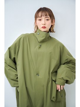 リトル クルク 銀座2号店(little×kuruku) イヤリングカラーと外ハネでお洒落ボブ