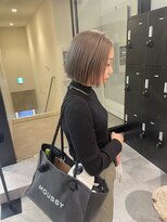 アイリー 名古屋(A/LEE)&nbsp;ミルクティーカラー／ボブ