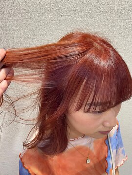 ポイントファイブバイソレイユ 小松店.5 by SOLEIL) 【ブリーチカラー】【オレンジカラー】【暖色カラー】