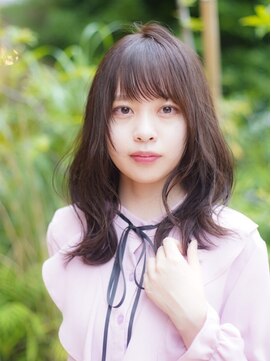 シルフ 吉祥寺(sylph) ゆるウェーブのグレージュミディアム【sylph吉祥寺】