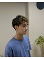 タイドヘアー(tide hair) マッシュ×スパイラルパーマ