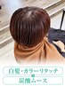 白髪・カラーリタッチ(2cm以内) +炭酸ムース　¥3630→¥2750