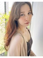 リンク(Link)&nbsp;【Link】大人ロング×暖色カラー×ゆるふわパーマ