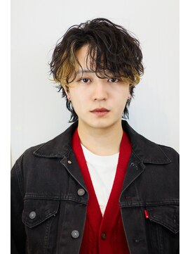 オーシャントーキョー 原宿(OCEAN TOKYO) 波巻きパーマメンズツイストスパイラルパーマセンターパート