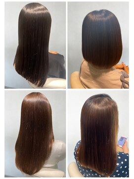 美容室フルール 20代30代40代髪質改善酸熱トリートメント艶感ストレート