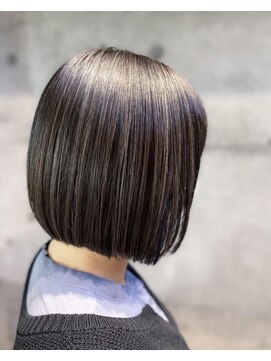 グランアージュ 池袋東口店(grandage) 大人可愛い秋色切りっぱなしボブ/オリーブグレージュ池袋