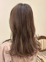 松本平太郎美容室 銀座本店&nbsp;イノアカラー×こなれセミロング/30代40代50代60代