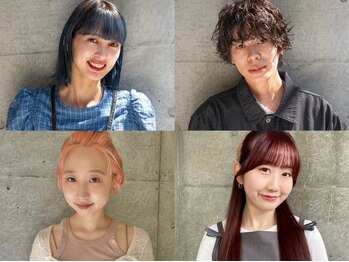ローブ アオヤマ(LOAVE AOYAMA)の写真/透明感たっぷりのやわらかくシアーなカラーが得意♪色落ち過程も可愛いハイトーンやデザインカラーも◎