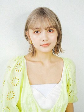 アルバハナレ 横浜(αlba HANARE) ミルクティーベージュ×お店可愛いウルフレイヤー♪