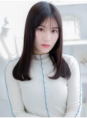 黒髪ブルーグレージュサラ艶ロングレイヤーh3上尾20代30代40代