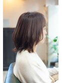 【30,40,50代ナノバブルカラーで収まりのいい軽さある外ハネ】