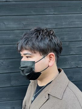 エクファ ヘア リゾート 大津 瀬田店(ex-fa hair resort) イメチェン/ホワイトブロンド/外ハネボブ/美髪/大津/瀬田
