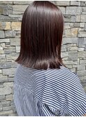 【八幡 望弓】暖色切りっぱなしボブ