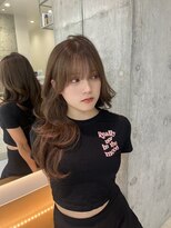 ロンドルピナス 小倉(Lond Lupinus) 顔型別ヘアスタイル特集 /チェリーブラウン /ミニウルフ/北九州