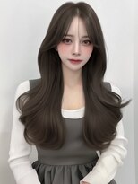 ユーフォリア 渋谷グランデ(Euphoria SHIBUYA GRANDE) 韓国ヘア オリーブベージュ ブリーチなし SAYAKA