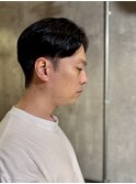 メンズ センターパート分けツーブロック 30代~40代大人世代